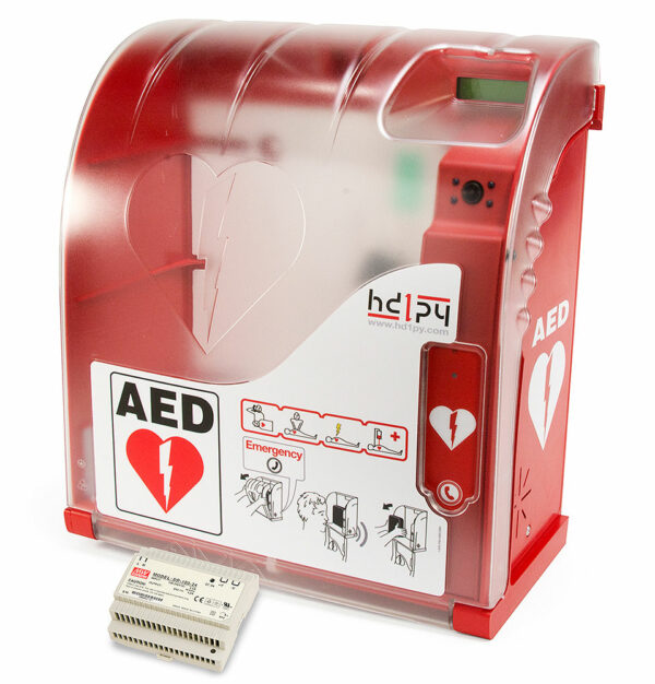 AIVIA 200: Outdoor Heated AED Wall Cabinet