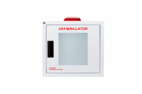 Compact AED Cabinet with Alarm & Strobe