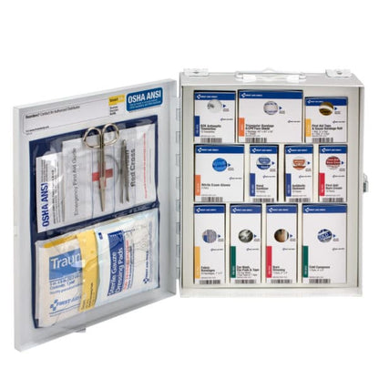 25 Person Medium Metal SmartCompliance First Aid Cabinet Without Medications