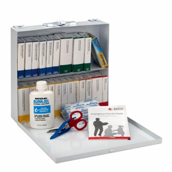 75 Person Restaurant First Aid Kit, Metal Case
